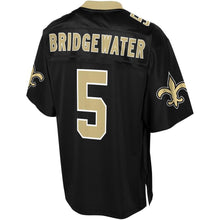 Load image into Gallery viewer, Men' NFL Pro Line Teddy Bridgewater Black New Orleans Saints Big &amp; Tall Player Jersey
