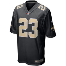 Load image into Gallery viewer, Men' Nike Marshon Lattimore Black New Orleans Saints Event Game Jersey