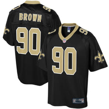 Load image into Gallery viewer, Men' NFL Pro Line Malcolm Brown Black New Orleans Saints Big &amp; Tall Player Jersey