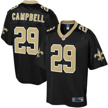 Load image into Gallery viewer, Chris Campbell New Orleans Saints NFL Pro Line Big &amp; Tall Team Player Jersey – Black