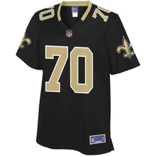Load image into Gallery viewer, Women' NFL Pro Line Michael Ola Black New Orleans Saints Team Player Jersey