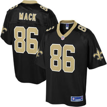 Load image into Gallery viewer, Men' NFL Pro Line Alize Mack Black New Orleans Saints Player Jersey