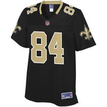 Load image into Gallery viewer, Women' NFL Pro Line Lil'Jordan Humphrey Black New Orleans Saints Player Jersey
