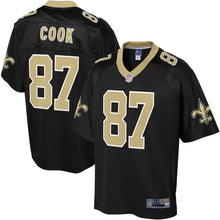 Load image into Gallery viewer, Men' NFL Pro Line Jared Cook Black New Orleans Saints Big &amp; Tall Player Jersey