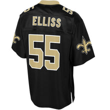 Load image into Gallery viewer, Men' NFL Pro Line Kaden Elliss Black New Orleans Saints Player Jersey