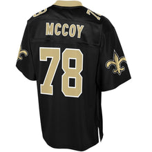 Load image into Gallery viewer, Men' NFL Pro Line Erik Mccoy Black New Orleans Saints Big &amp; Tall Player Jersey