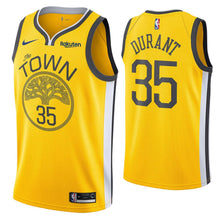 Load image into Gallery viewer, 35 - Kevin Durant Golden State Warriors Edition Swingman Jersey - Gold
