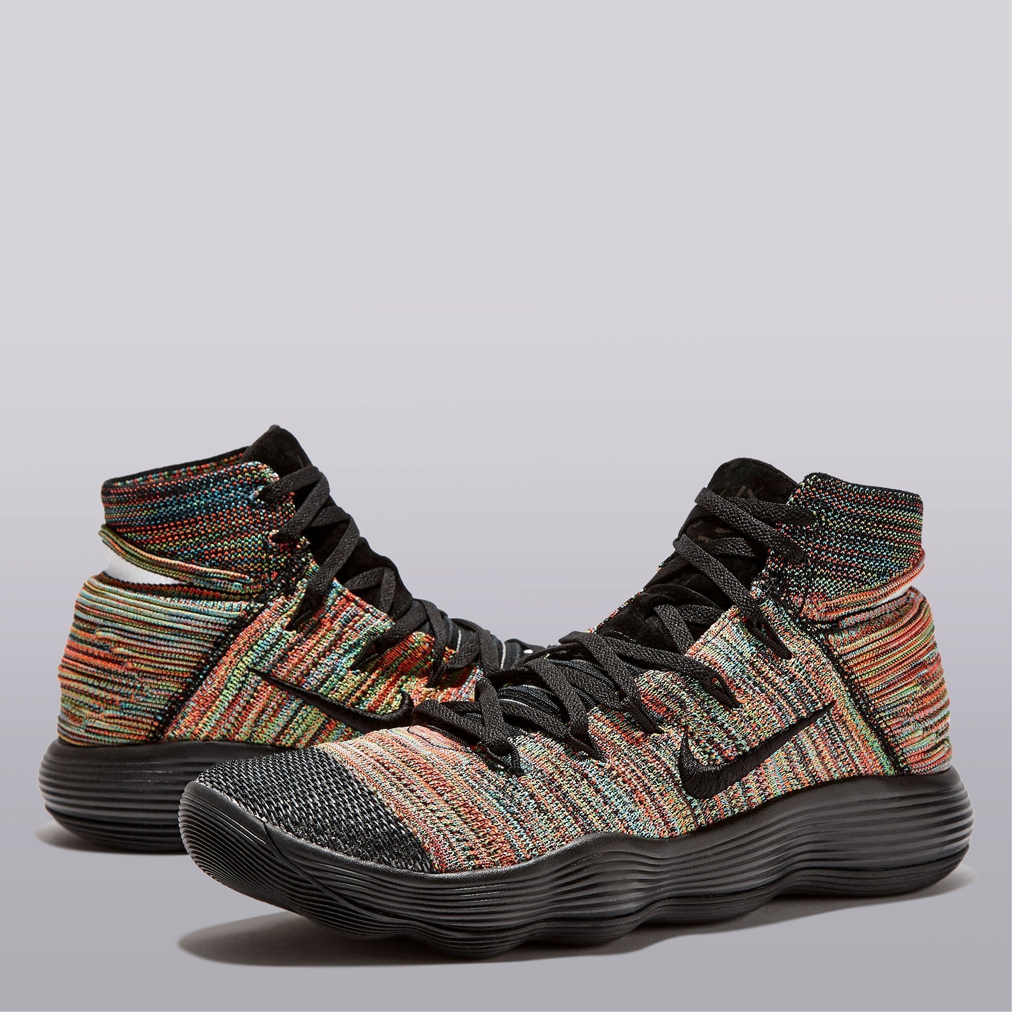 Nike Hyperdunk 2017 Flyknit Basketball Shoe Black/black-white