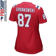 Load image into Gallery viewer, Ladies Nike Rob Gronkowski Throwback Jersey-Red