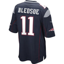 Load image into Gallery viewer, Nike Drew Bledsoe #11 Game Jersey-Navy