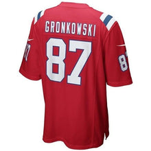 Load image into Gallery viewer, Youth Nike Rob Gronkowski Throwback Jersey-Red