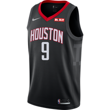 Load image into Gallery viewer, 9 - Zhou Qi Houston Rockets Statement Edition Swingman Jersey - Black