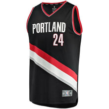 Load image into Gallery viewer, 24 - Anfernee Simons Portland Trail Blazers 2018 NBA Draft First Round Pick Fast Break Jersey – Icon Edition - Icon Edition - Black