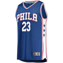 Load image into Gallery viewer, 23 - Men's Fanatics Branded Jimmy Butler Royal Philadelphia 76ers Fast Break Replica Jersey- Icon Edition - Royal