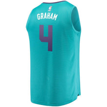 Load image into Gallery viewer, 4 - Men's Fanatics Branded Devonte Graham Teal Charlotte Hornets Fast Break Replica Jersey – Icon Edition - Aqua