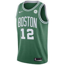 Load image into Gallery viewer, 12 - Men's Nike Terry Rozier Green Boston Celtics Swingman Sponsor Patch Jersey - Icon Edition - Green