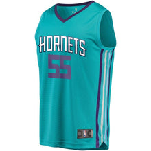 Load image into Gallery viewer, 55 - Youth Fanatics Branded J.P. Macura Teal Charlotte Hornets Fast Break Player Jersey - Icon Edition - Aqua