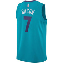 Load image into Gallery viewer, 7 - Men's Jordan Brand Dwayne Bacon Teal Charlotte Hornets Swingman Sponsor Patch Jersey – Icon Edition - Aqua