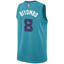 Load image into Gallery viewer, 8 - Men's Jordan Brand Michael Kidd-Gilchrist Teal Charlotte Hornets Swingman Sponsor Patch Jersey – Icon Edition - Aqua