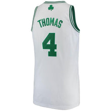 Load image into Gallery viewer, 4 - Men's adidas Isaiah Thomas White Boston Celtics Home Finished Authentic Jersey - White