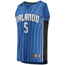 Load image into Gallery viewer, 5 - Men's Fanatics Branded Mohamed Bamba Blue Orlando Magic Fast Break Replica Jersey – Icon Edition - Blue
