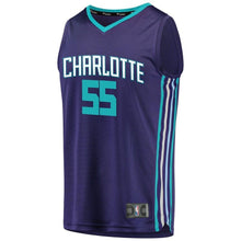 Load image into Gallery viewer, 55 - Men's Fanatics Branded J.P. Macura Purple Charlotte Hornets Fast Break Replica Player Jersey - Statement Edition - Purple