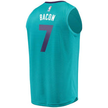 Load image into Gallery viewer, 7 - Men's Fanatics Branded Dwayne Bacon Teal Charlotte Hornets Fast Break Replica Player Jersey - Icon Edition - Aqua