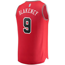 Load image into Gallery viewer, 9 - Youth Fanatics Branded Antonio Blakeney Red Chicago Bulls Fast Break Player Jersey - Icon Edition - Red