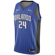 Load image into Gallery viewer, 24 - Men's Nike Khem Birch Royal Orlando Magic Swingman Sponsor Patch Jersey - Icon Edition - Blue