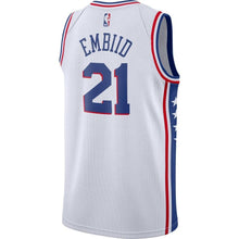 Load image into Gallery viewer, 21 - Men's Nike Joel Embiid White Philadelphia 76ers Swingman Jersey - Association Edition - White