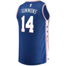Load image into Gallery viewer, 14 - Men's Fanatics Branded Jonathon Simmons Royal Philadelphia 76ers Fast Break Replica Jersey – Icon Edition - Royal