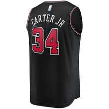Load image into Gallery viewer, 34 - Men's Fanatics Branded Wendell Carter Jr. Black Chicago Bulls Fast Break Alternate Jersey- Black