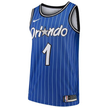 Load image into Gallery viewer, 1 - Men's Nike Jonathan Isaac Blue Orlando Magic Hardwood Classics Swingman Jersey - Blue