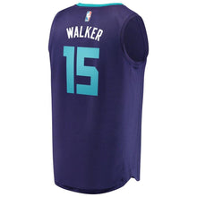 Load image into Gallery viewer, 15 - Men's Fanatics Branded Kemba Walker Purple Charlotte Hornets Fast Break Replica Jersey - Statement Edition - Purple