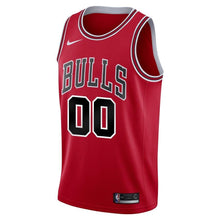 Load image into Gallery viewer, 00 - Men's Nike Red Chicago Bulls Swingman Custom Jersey - Icon Edition - Red