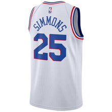 Load image into Gallery viewer, 25 - Men's Nike Ben Simmons White Philadelphia 76ers 2018/19 Swingman Jersey – Earned Edition - White