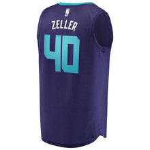 Load image into Gallery viewer, 40 - Youth Fanatics Branded Cody Zeller Purple Charlotte Hornets Fast Break Replica Jersey - Statement Edition - Purple