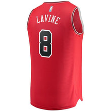 Load image into Gallery viewer, 8 - Youth Fanatics Branded Zach LaVine Red Chicago Bulls Fast Break Replica Jersey - Icon Edition - Red