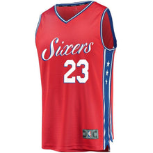 Load image into Gallery viewer, 23 - Jimmy Butler Philadelphia 76ers Fanatics Branded Fast Break Replica Jersey Red – Statement Edition - Red