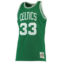Load image into Gallery viewer, 33- Men's Mitchell &amp; Ness Larry Bird Kelly Green Boston Celtics 1985-86 Hardwood Classics Swingman Jersey- Green