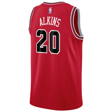 Load image into Gallery viewer, 20 - Men's Nike Rawle Alkins Red Chicago Bulls Swingman Sponsor Patch Jersey – Icon Edition - Red