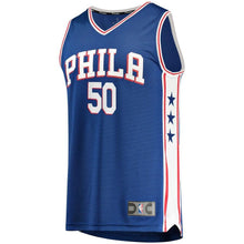 Load image into Gallery viewer, 50 - Men's Fanatics Branded Emeka Okafor Royal Philadelphia 76ers Fast Break Replica Jersey – Icon Edition - Royal
