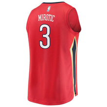 Load image into Gallery viewer, 3 - Men's Fanatics Branded Nikola Mirotic Red New Orleans Pelicans Fast Break Replica Player Jersey - Statement Edition - Red