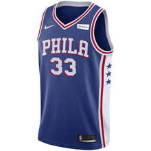 Load image into Gallery viewer, 33 - Men's Nike Robert Covington Royal Philadelphia 76ers Swingman Sponsor Patch Jersey - Icon Edition - Royal