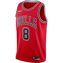 Load image into Gallery viewer, 8 - Men's Nike Zach LaVine Red Chicago Bulls Replica Swingman Jersey - Icon Edition - Red