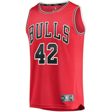 Load image into Gallery viewer, 42 - Men's Fanatics Branded Robin Lopez Red Chicago Bulls Fast Break Road Replica Player Jersey - Icon Edition - Red