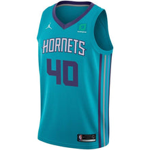 Load image into Gallery viewer, 40 - Men's Jordan Brand Cody Zeller Teal Charlotte Hornets Swingman Sponsor Patch Jersey – Icon Edition - Aqua