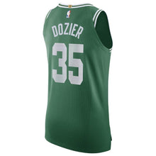 Load image into Gallery viewer, 35  - Men's Nike P.J. Dozier Green Boston Celtics Authentic Sponsor Patch Jersey – Icon Edition - Green