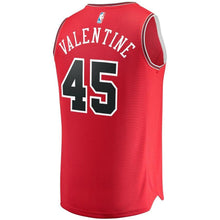 Load image into Gallery viewer, 45 - Men's Fanatics Branded Denzel Valentine Red Chicago Bulls Fast Break Replica Jersey - Icon Edition - Red