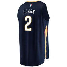 Load image into Gallery viewer, 2 - Men's Fanatics Branded Ian Clark Navy New Orleans Pelicans Fast Break Replica Player Jersey - Icon Edition - Navy